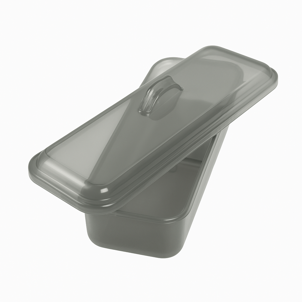 Caja para instrumental transparente