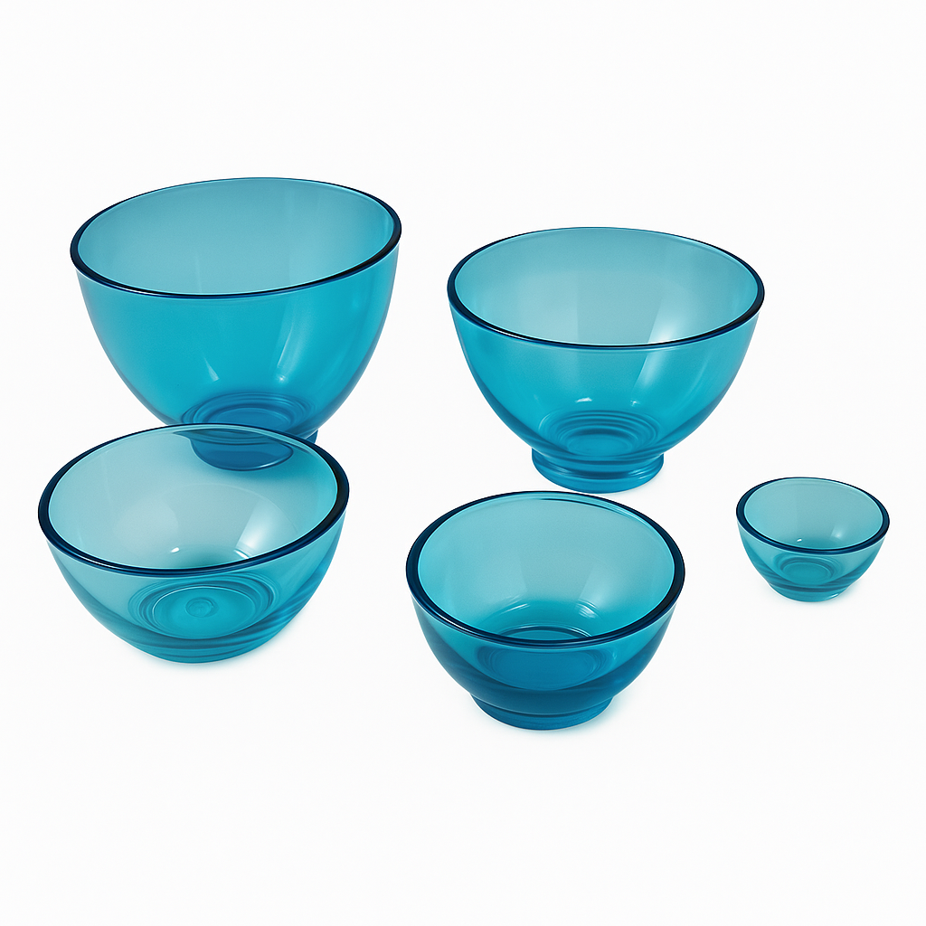 Kit de Belleza Bowls para spa transparente
