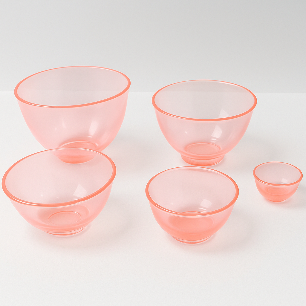 Kit de Belleza Bowls para spa transparente
