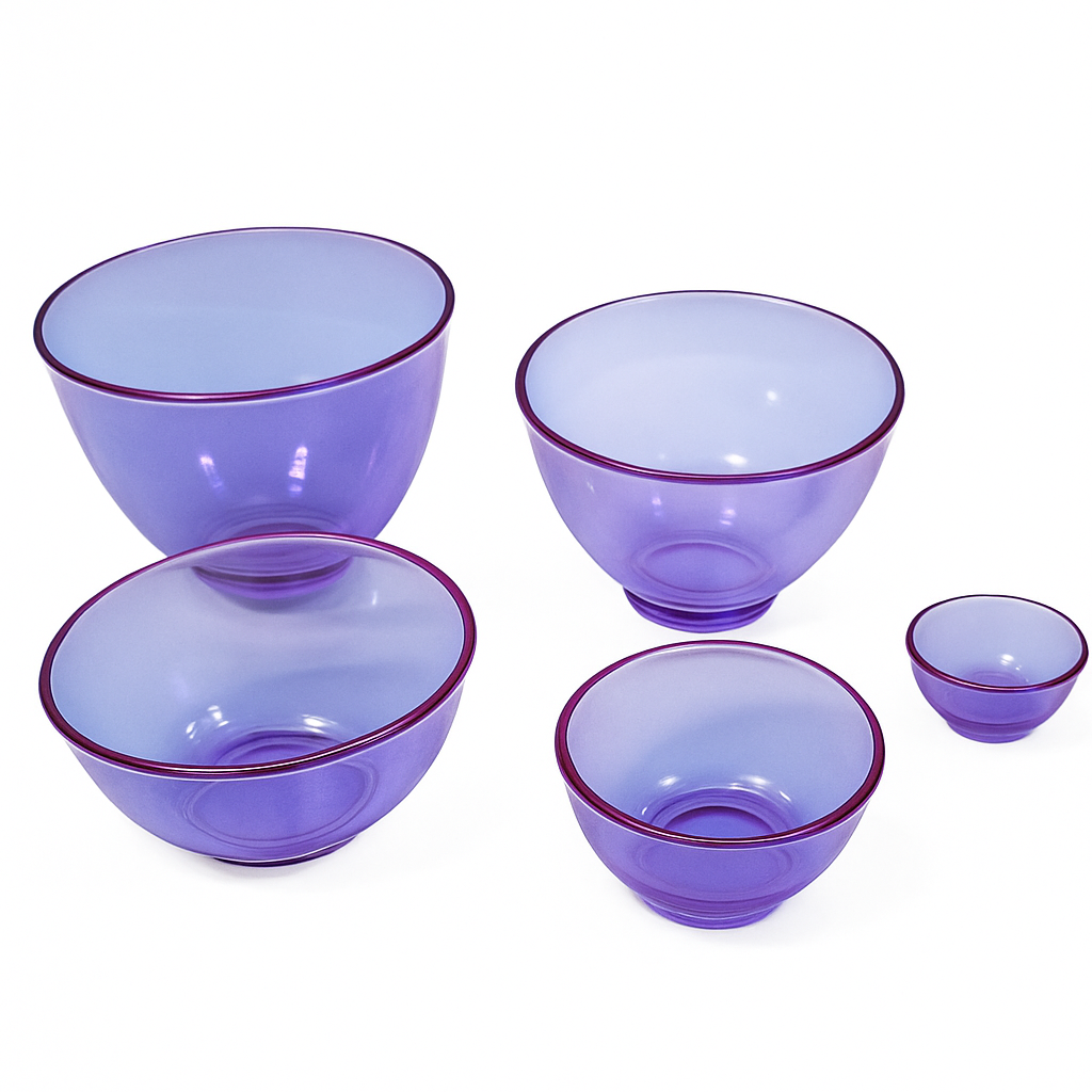 Kit de Belleza Bowls para spa transparente