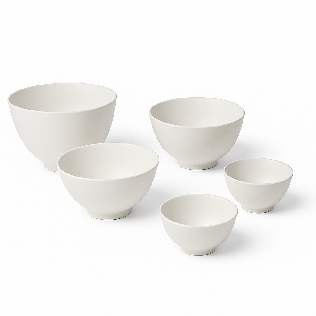 Kit de Belleza Bowls para spa blanca