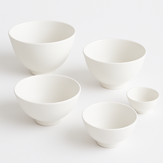 Kit de Belleza Bowls para spa blanca