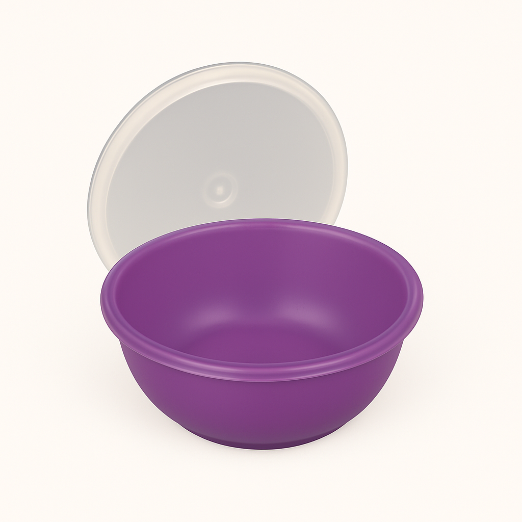 Taza rígida para acrílico con tapa
