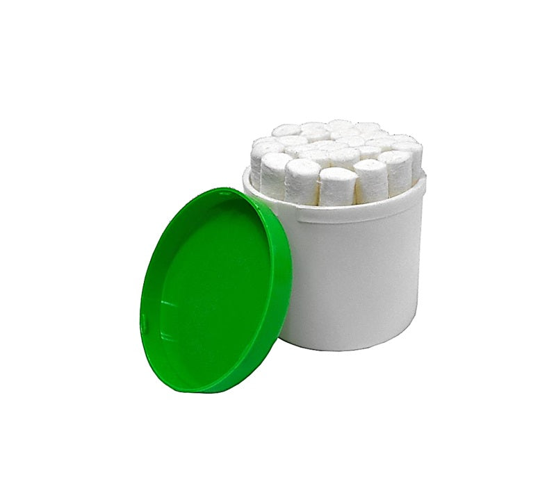 Contenedor de rollos de algodón