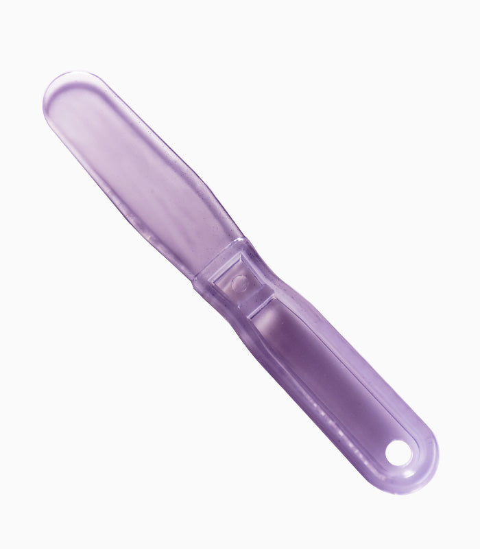 Espátula recta transparente