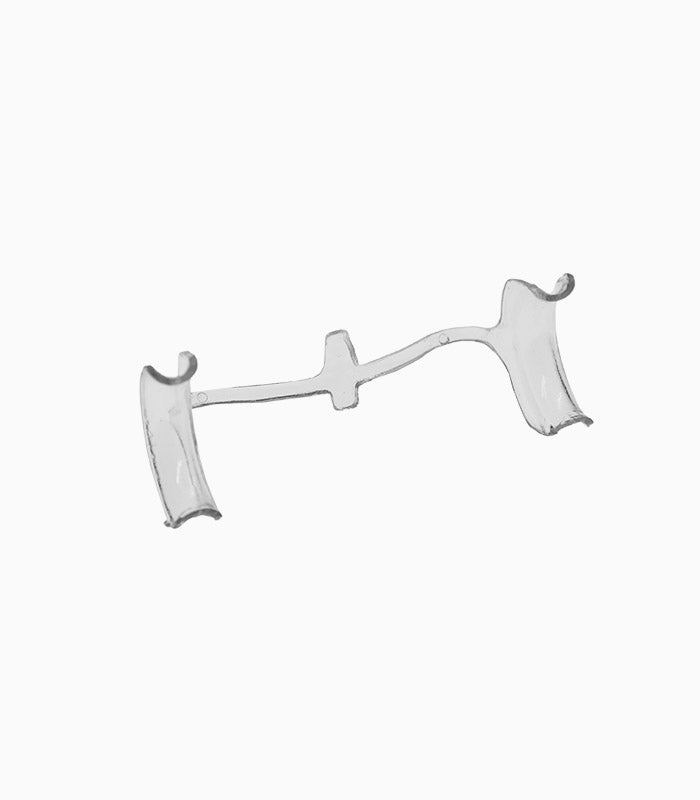 Retractor intraoral transparente infantil