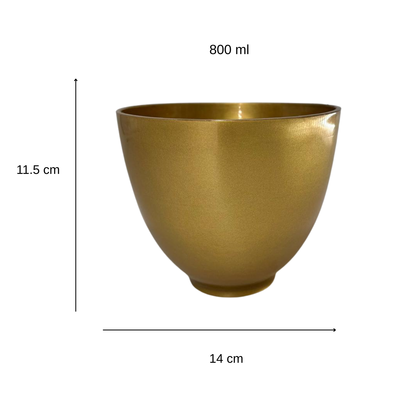 Kit de Bowls Flexibles para Spa y Facial (5 Piezas) | Dorado y Cobre