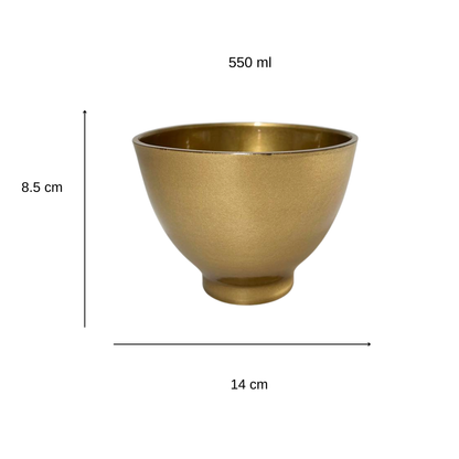 Kit de Bowls Flexibles para Spa y Facial (5 Piezas) | Dorado y Cobre