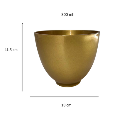 Kit de Bowls Flexibles para Spa y Facial (5 Piezas) | Dorado, Plata y Cobre
