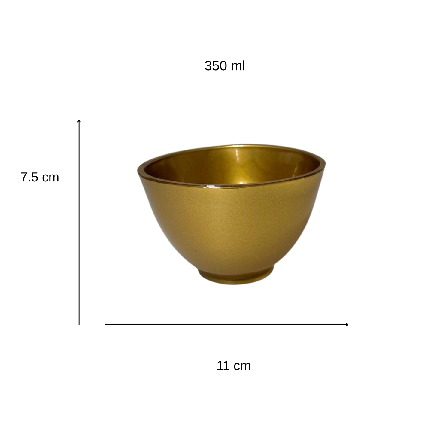 Kit de Bowls Flexibles para Spa y Facial (5 Piezas) | Dorado, Plata y Cobre