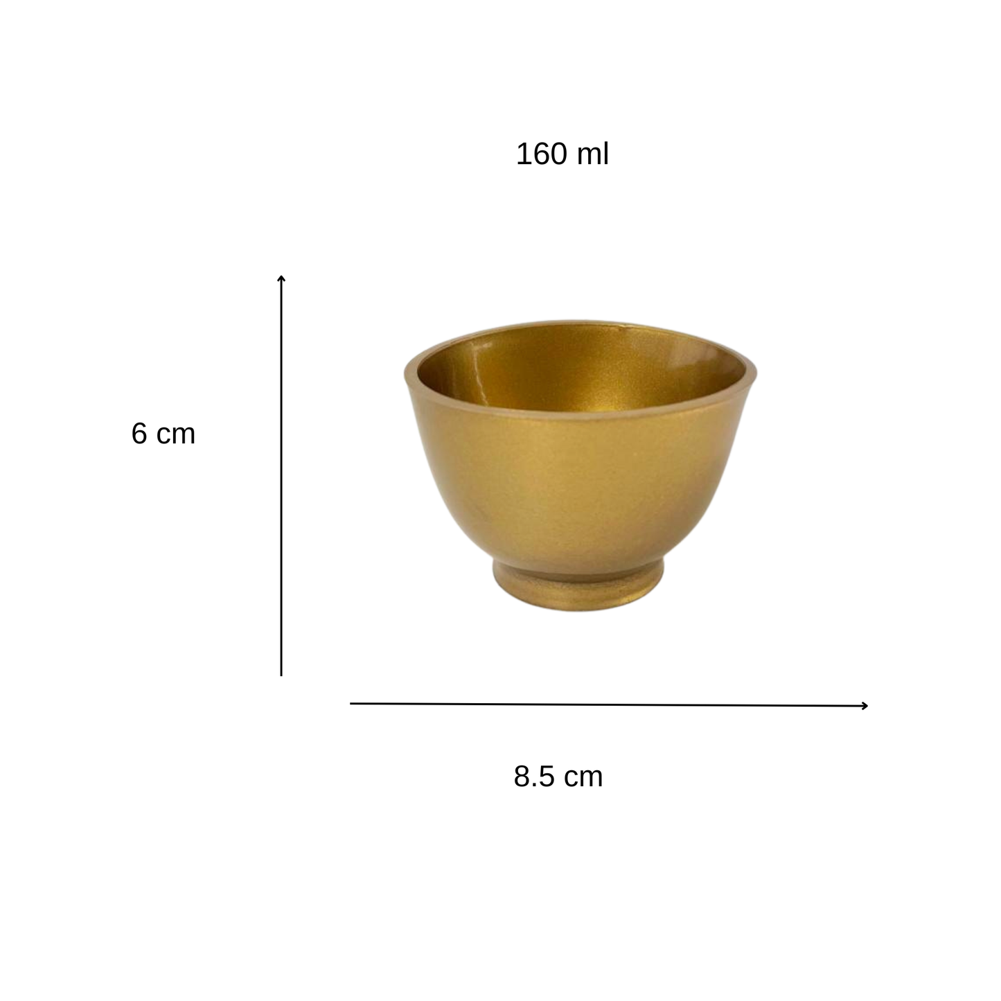Kit de Bowls Flexibles para Spa y Facial (5 Piezas) | Dorado, Plata y Cobre