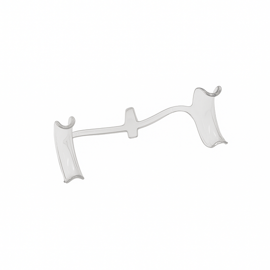 Retractor intraoral transparente infantil