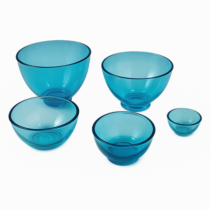 Kit de Belleza Bowls para spa transparente
