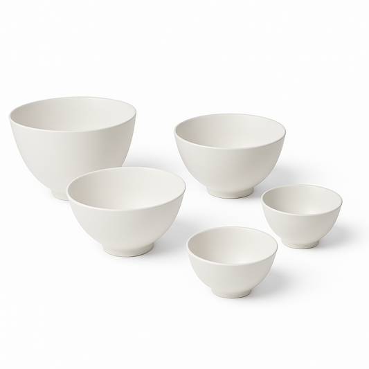 Kit de Belleza Bowls para spa blanca