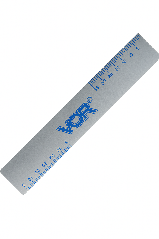Regla milimétrica de aluminio