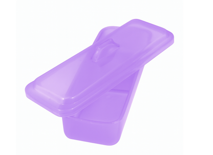Caja para instrumental transparente
