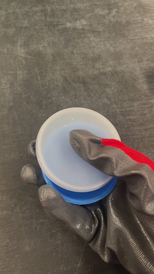 Taza rígida para acrílico  con tapa